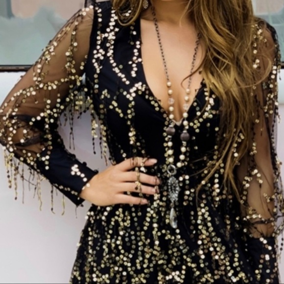 Southern Fried Chics Seasons Change Black Dress - Picture 5 of 5